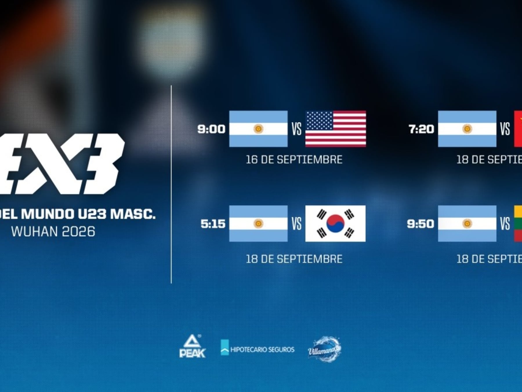 Rusia 2018 fue otra cosa: ahora los pibes van al 3x3 y arrancan contra los yanquis