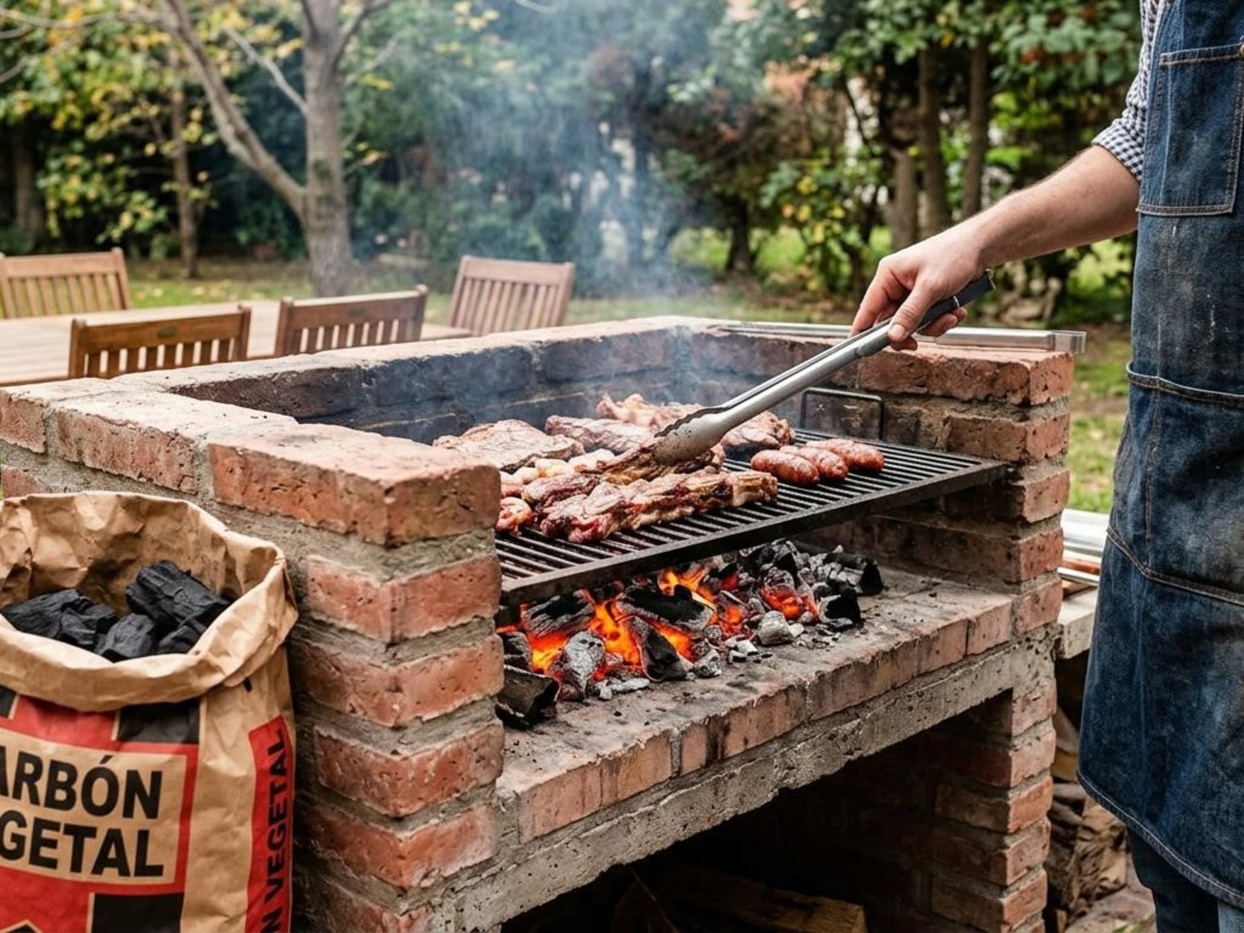 Cuánto carbón calcular para que las brasas no te dejen a mitad de un asado