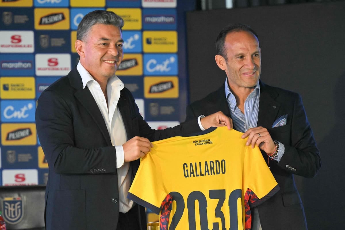 El Muñeco cambia de camiseta: Gallardo se calzó el buzo de Ecuador y ya piensa en 2030