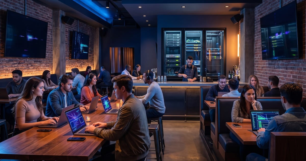 Bares con inteligencia artificial: la nueva fórmula que une café, conectividad y modelos de cómputo