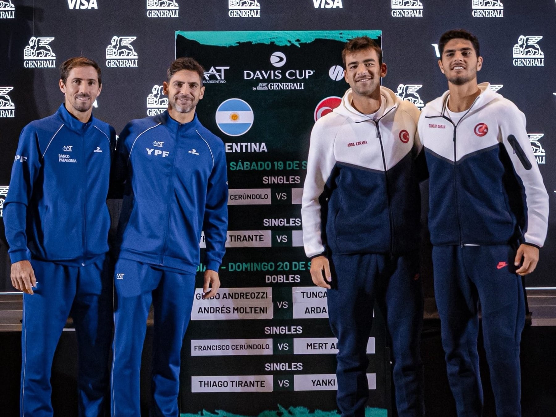Argentina acaricia la victoria en la Davis y va por el golpe final en Neuquén