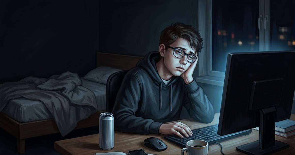 Cafeína sí o no: lo que les pasa a los adolescentes que se duermen tarde con un energizante en la mano