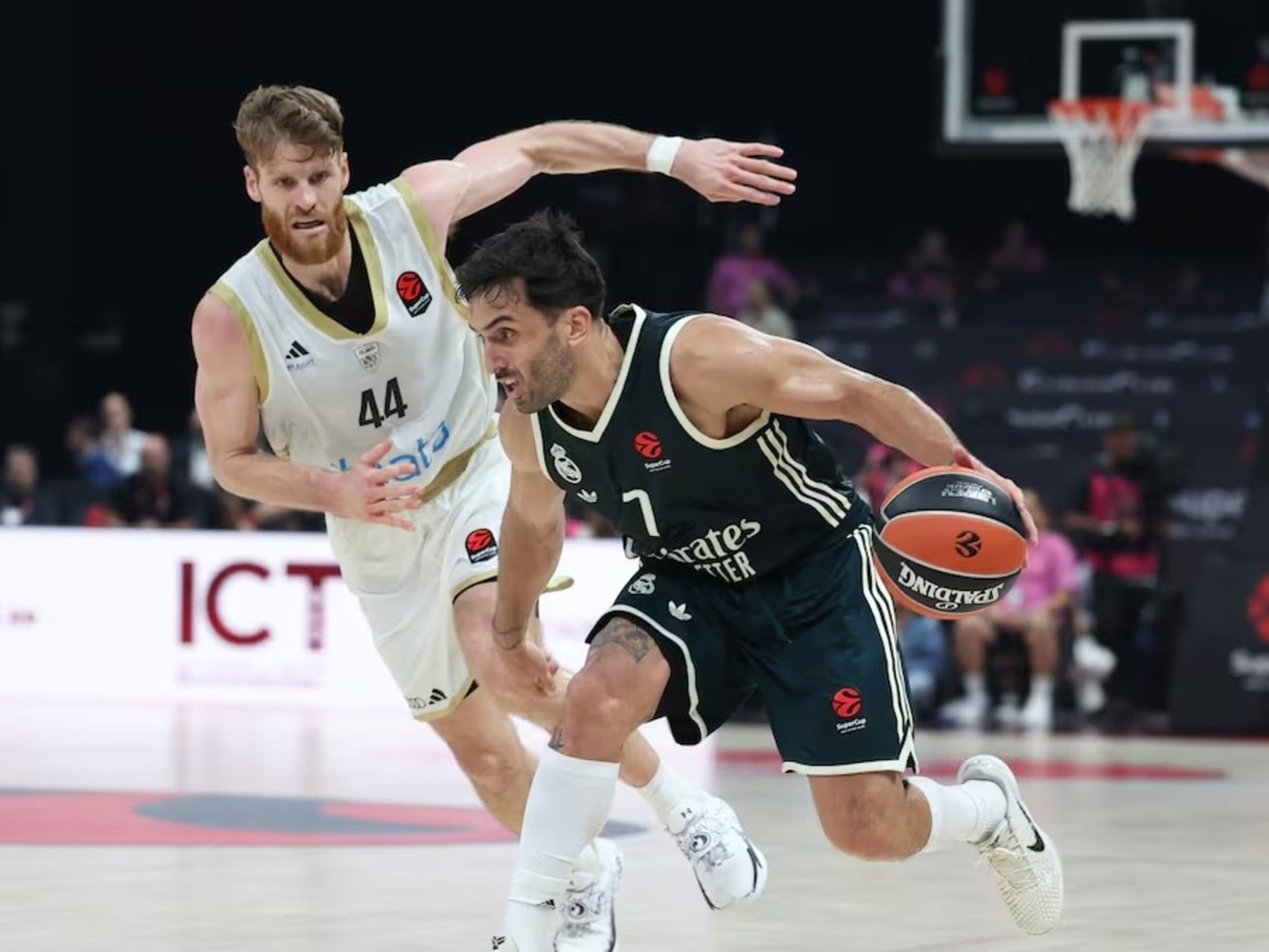 Real Madrid tropezó por un suspiro ante Dubai en su debut de Euroliga y Campazzo se quedó con las manos vacías