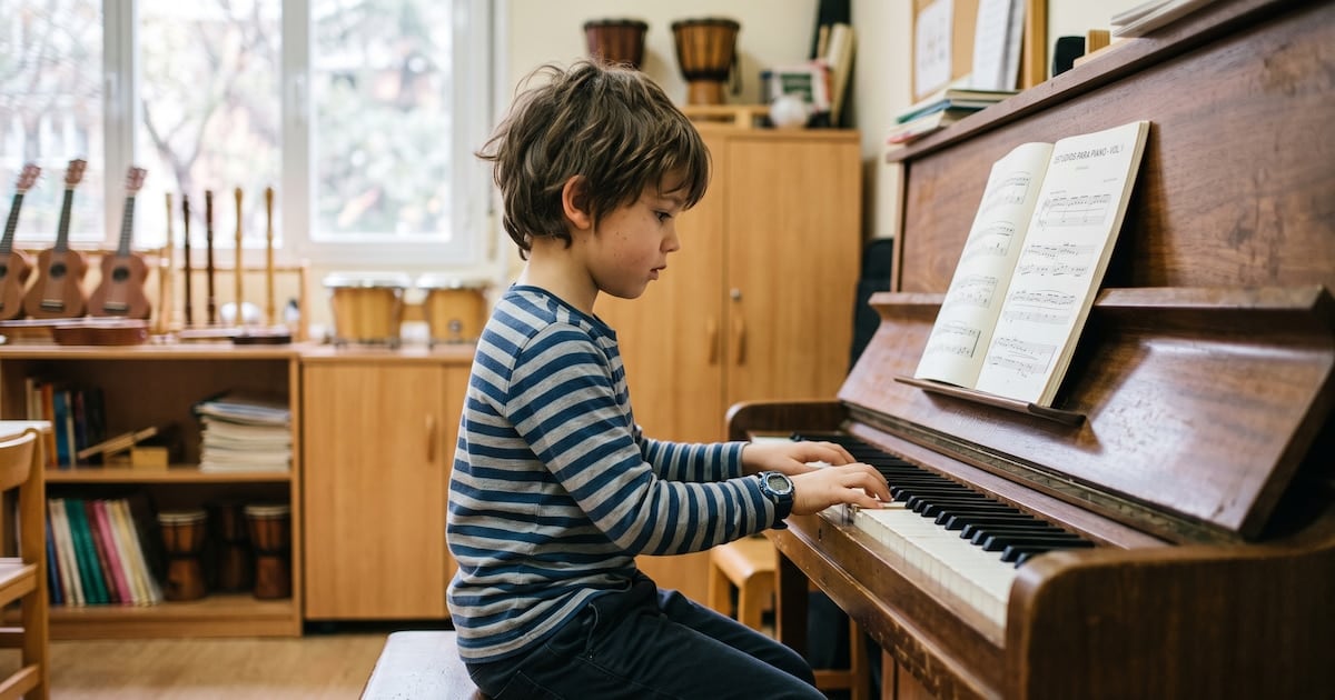 El sonido de una ventaja: chicos que tocan un instrumento rinden mejor en el aula y en la consulta del neurólogo