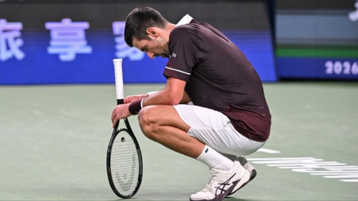 El Nole llegó con aire acondicionado desde Pekín y se fue de Shanghái con la calculadora encendida