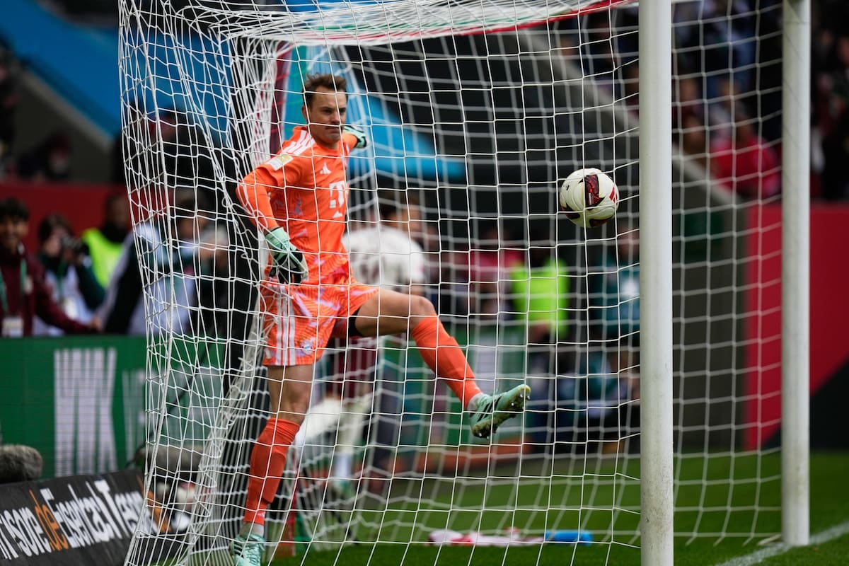 A los cinco segundos ya la había pifiado: Neuer volvió a ser el villano que Bayern no se puede sacar de encima