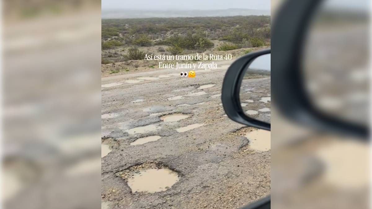 Treinta kilómetros de calzada rota en la Ruta 40 neuquina: el tramo que ningún conductor quiere repetir
