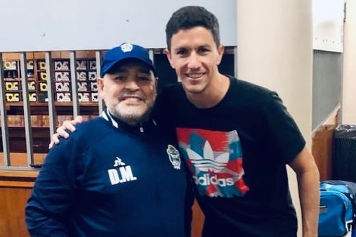 La klasura de Nacho Fernández: un gol, el brazalete de Diego y la classed de humo