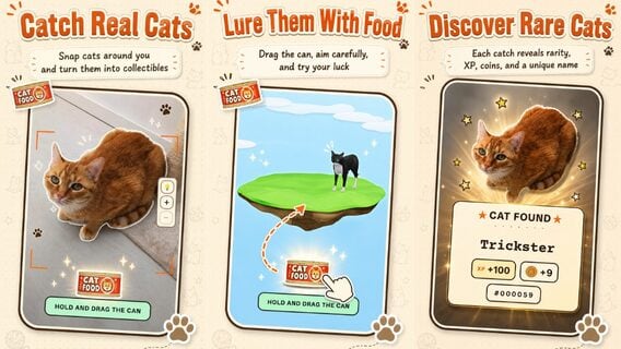CatchCat: cada gato del barrio tiene una historia para coleccionar
