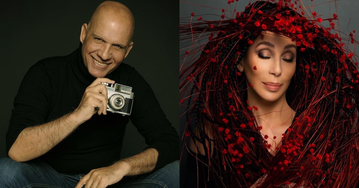 Cher, una sesión de fotos y la huella de tres|gray